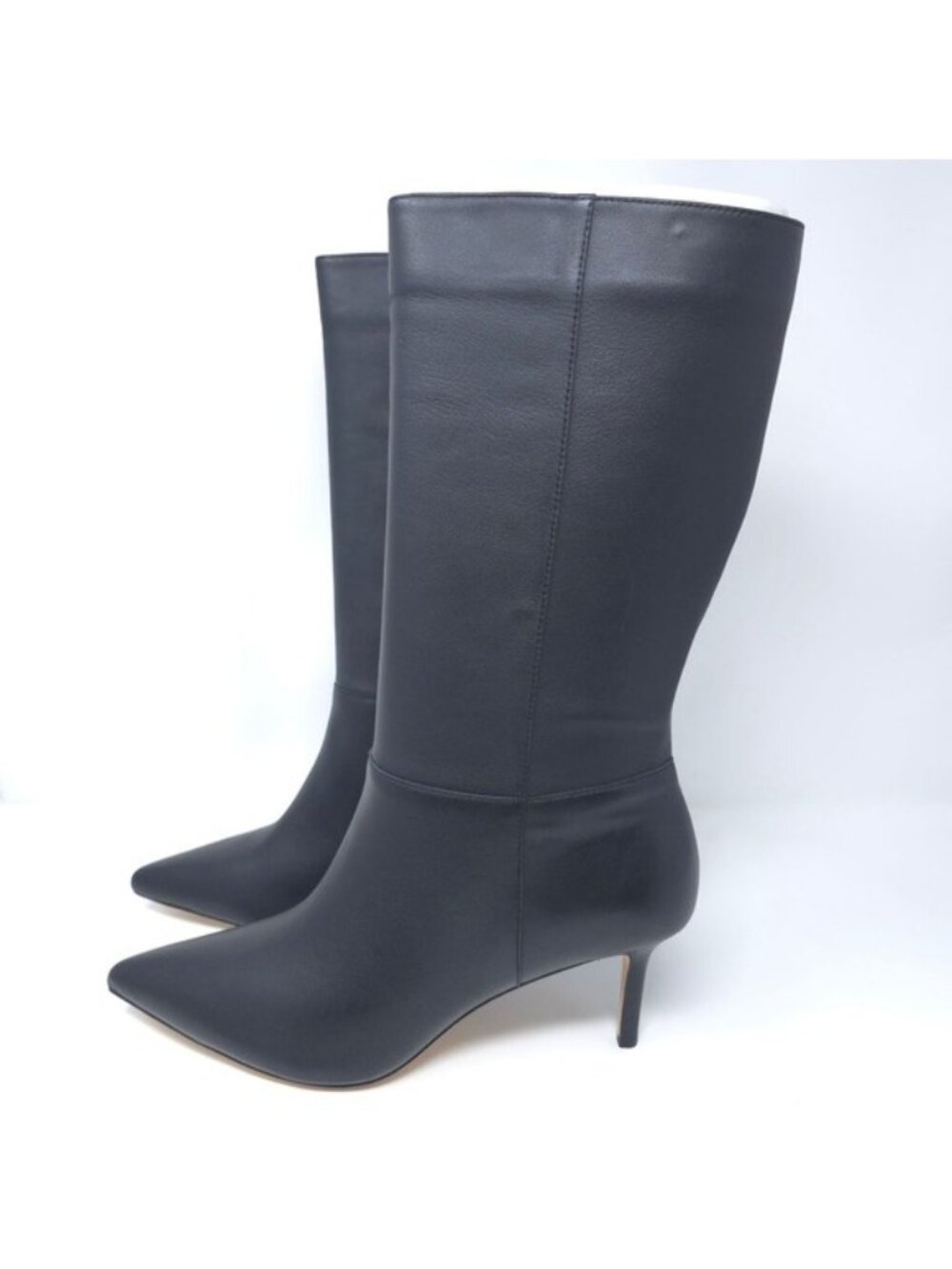 Lauren Ralph Lauren Leannah Black Nappa Leather Boots
